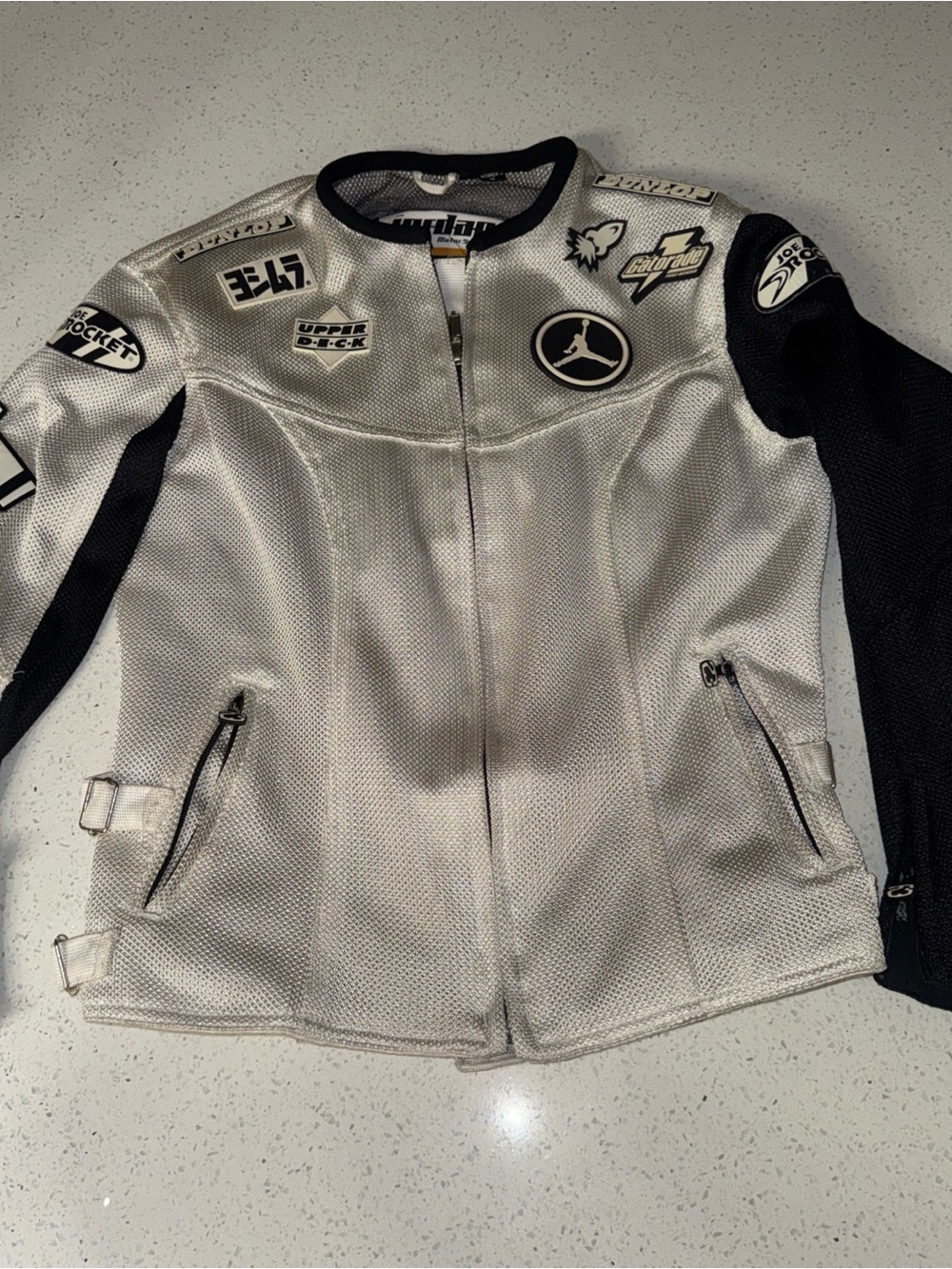 Jordan Motorsports x Joe Rocket Womens Jacket Blue Armored Size M Riding